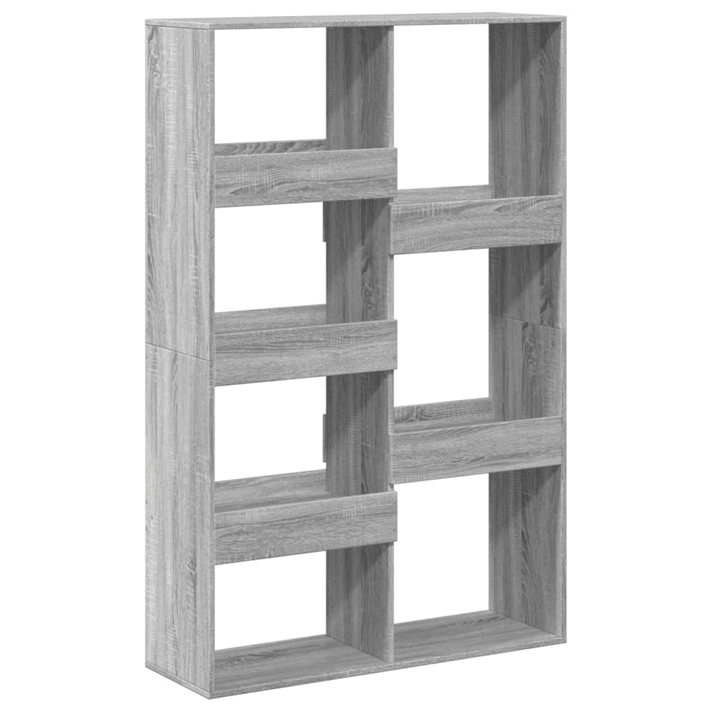 vidaXL Estantería madera de ingeniería gris Sonoma 100x33x155,5 cm