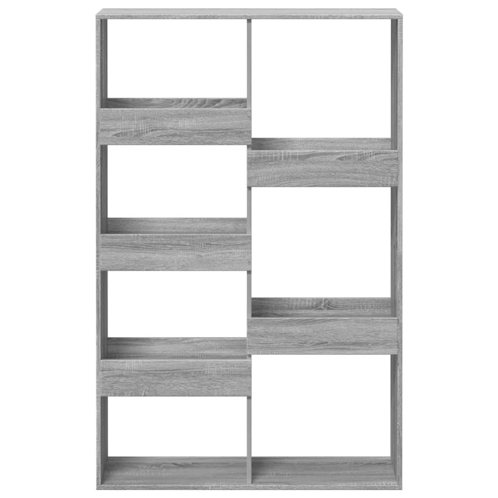 vidaXL Estantería madera de ingeniería gris Sonoma 100x33x155,5 cm