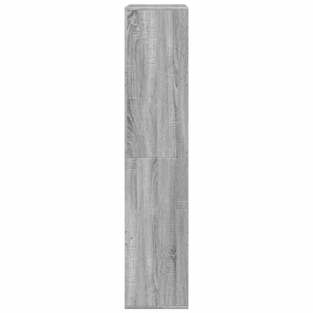 vidaXL Estantería madera de ingeniería gris Sonoma 100x33x155,5 cm