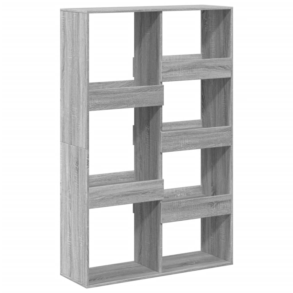 vidaXL Estantería madera de ingeniería gris Sonoma 100x33x155,5 cm