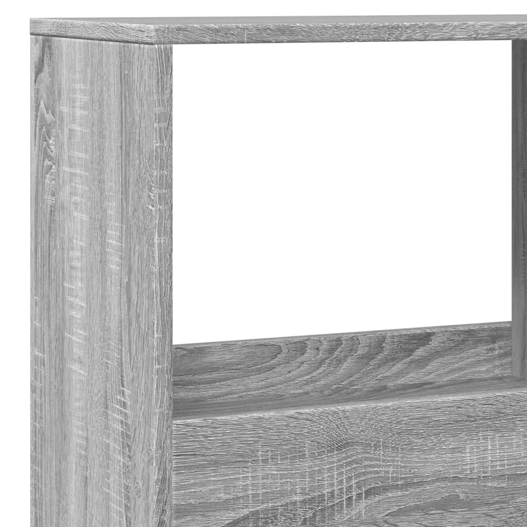 vidaXL Estantería madera de ingeniería gris Sonoma 100x33x155,5 cm