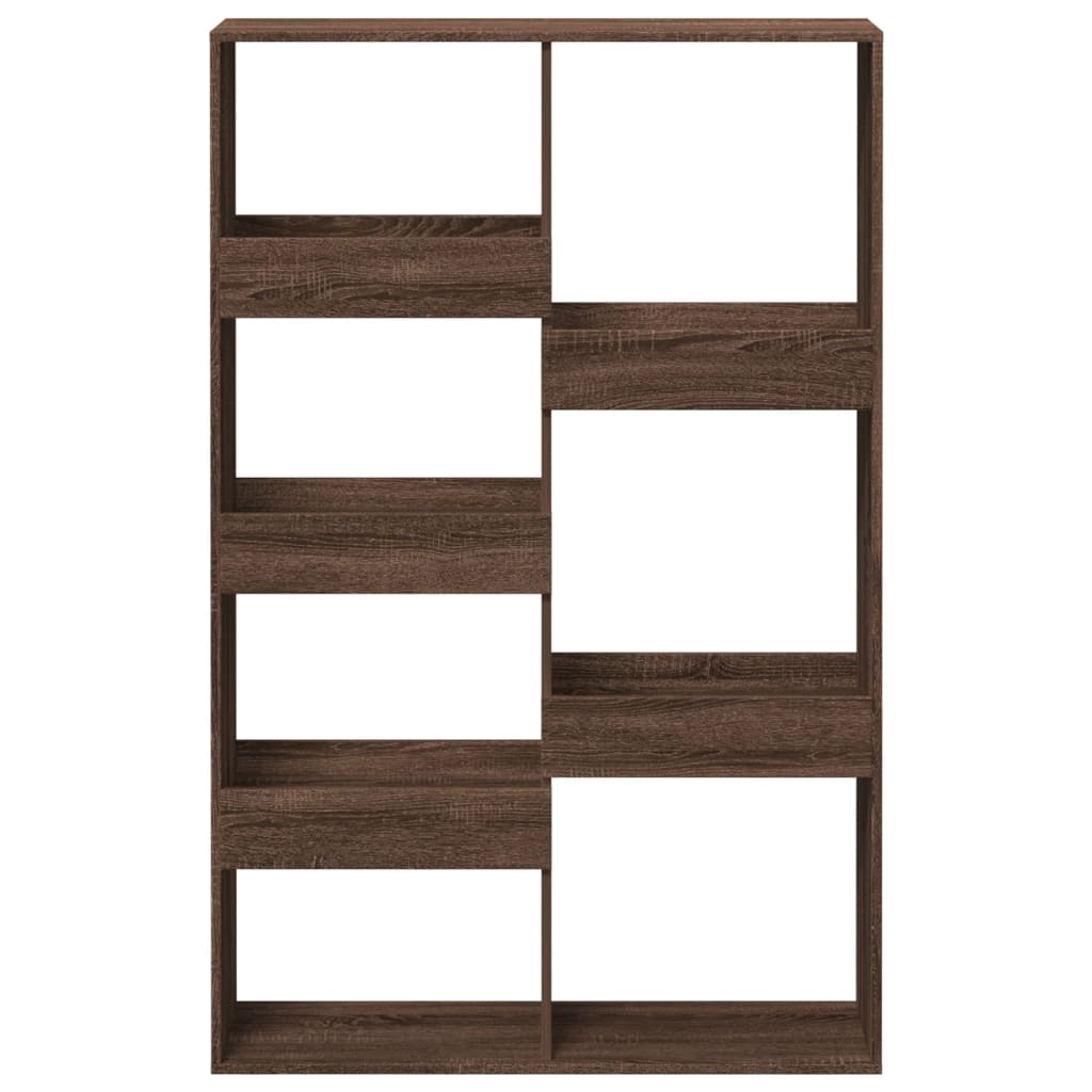 vidaXL Estantería de madera de ingeniería marrón roble 100x33x155,5 cm