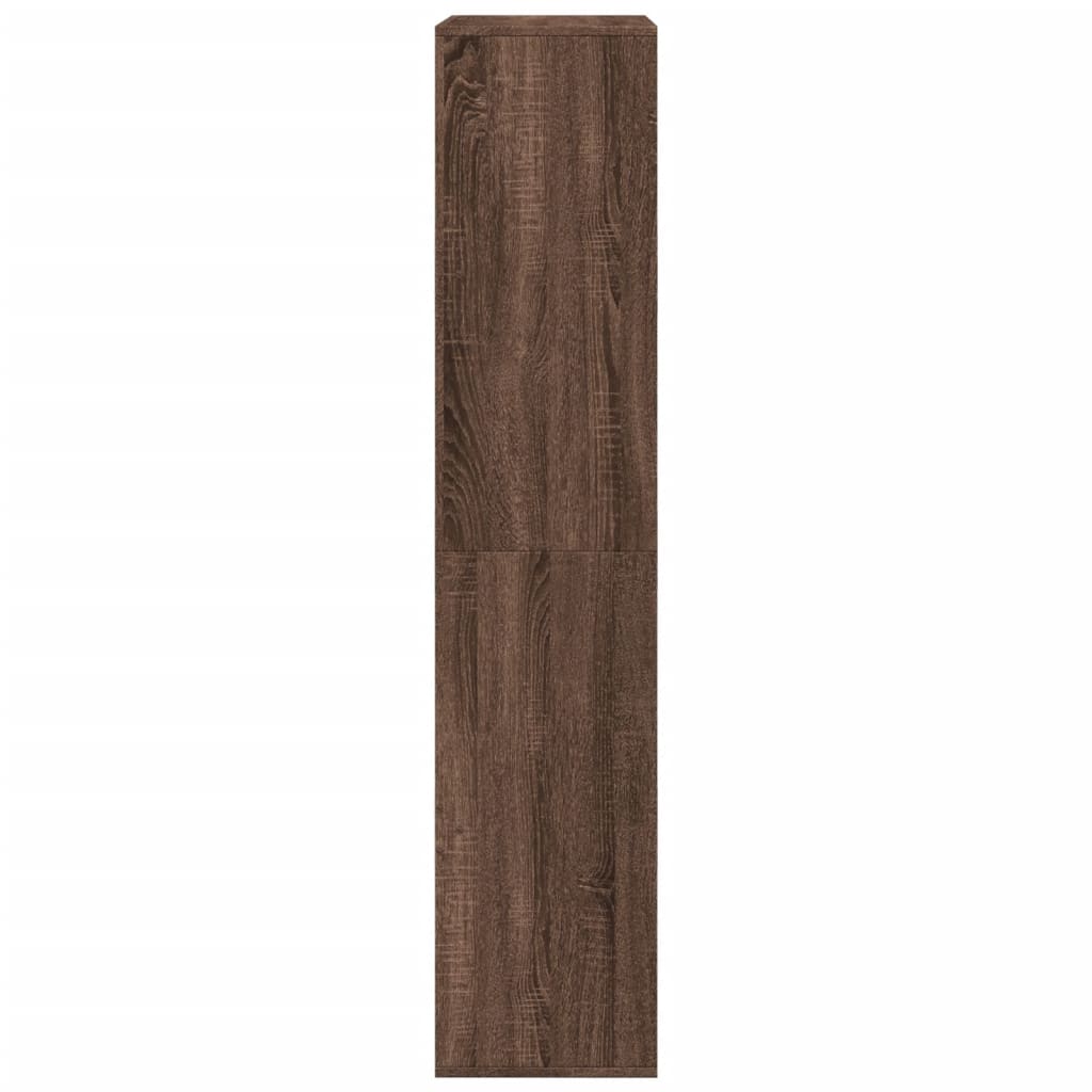 vidaXL Estantería de madera de ingeniería marrón roble 100x33x155,5 cm