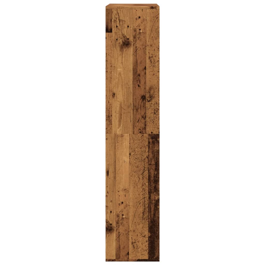 vidaXL Estantería de madera de ingeniería envejecida 100x33x155,5 cm