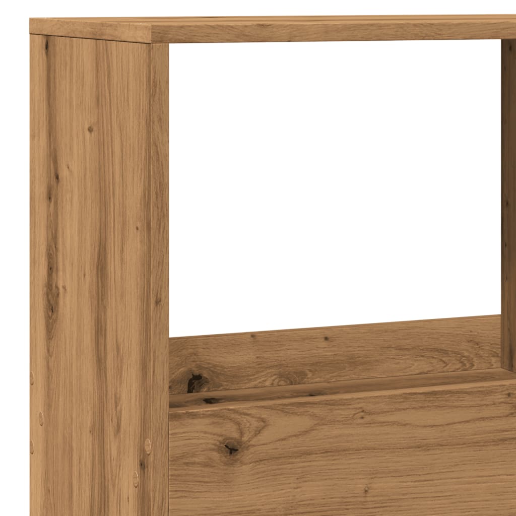 vidaXL Estantería madera de ingeniería roble artisan 100x33x155,5 cm