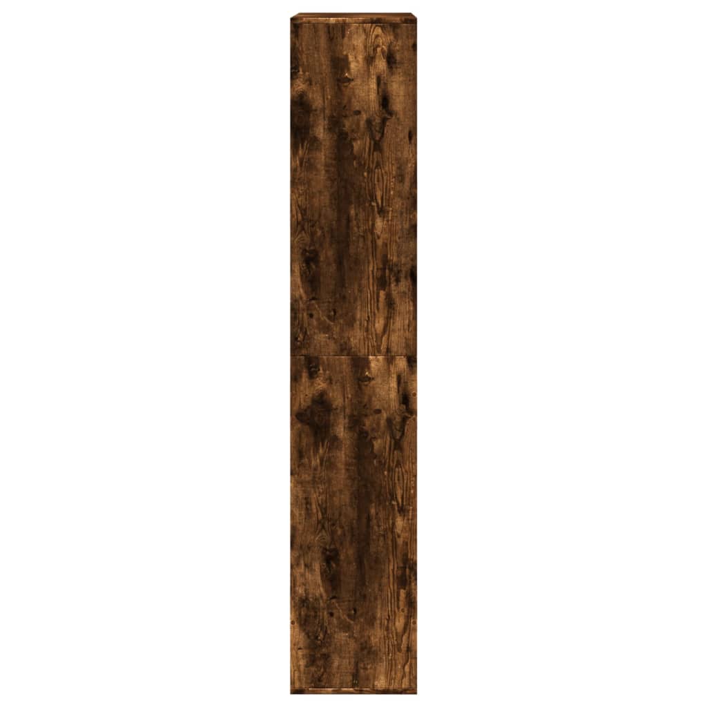 vidaXL Estantería madera de ingeniería roble ahumado 100x33x175 cm