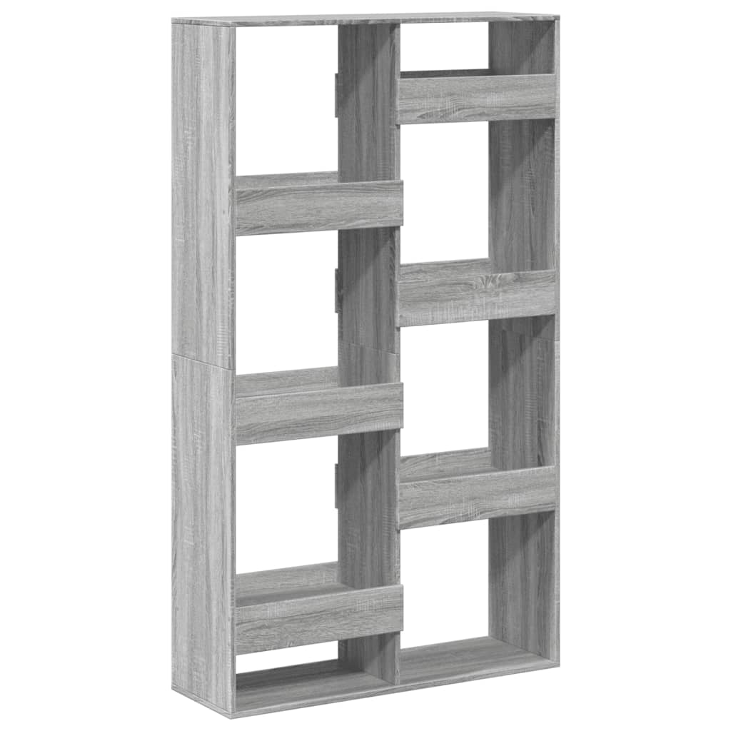 vidaXL Estantería madera de ingeniería gris Sonoma 100x33x175 cm