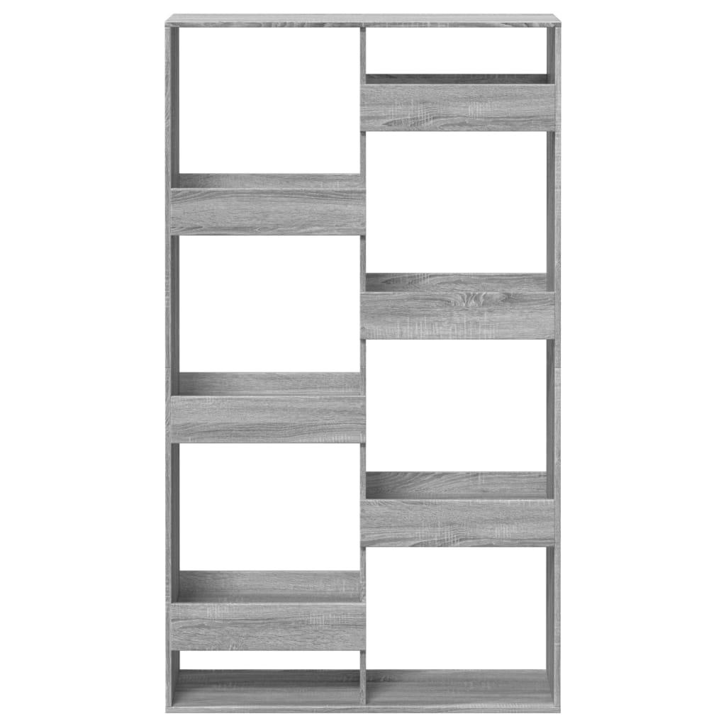 vidaXL Estantería madera de ingeniería gris Sonoma 100x33x175 cm