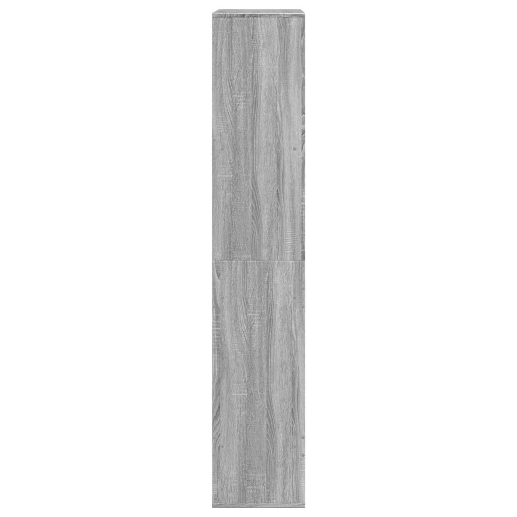 vidaXL Estantería madera de ingeniería gris Sonoma 100x33x175 cm