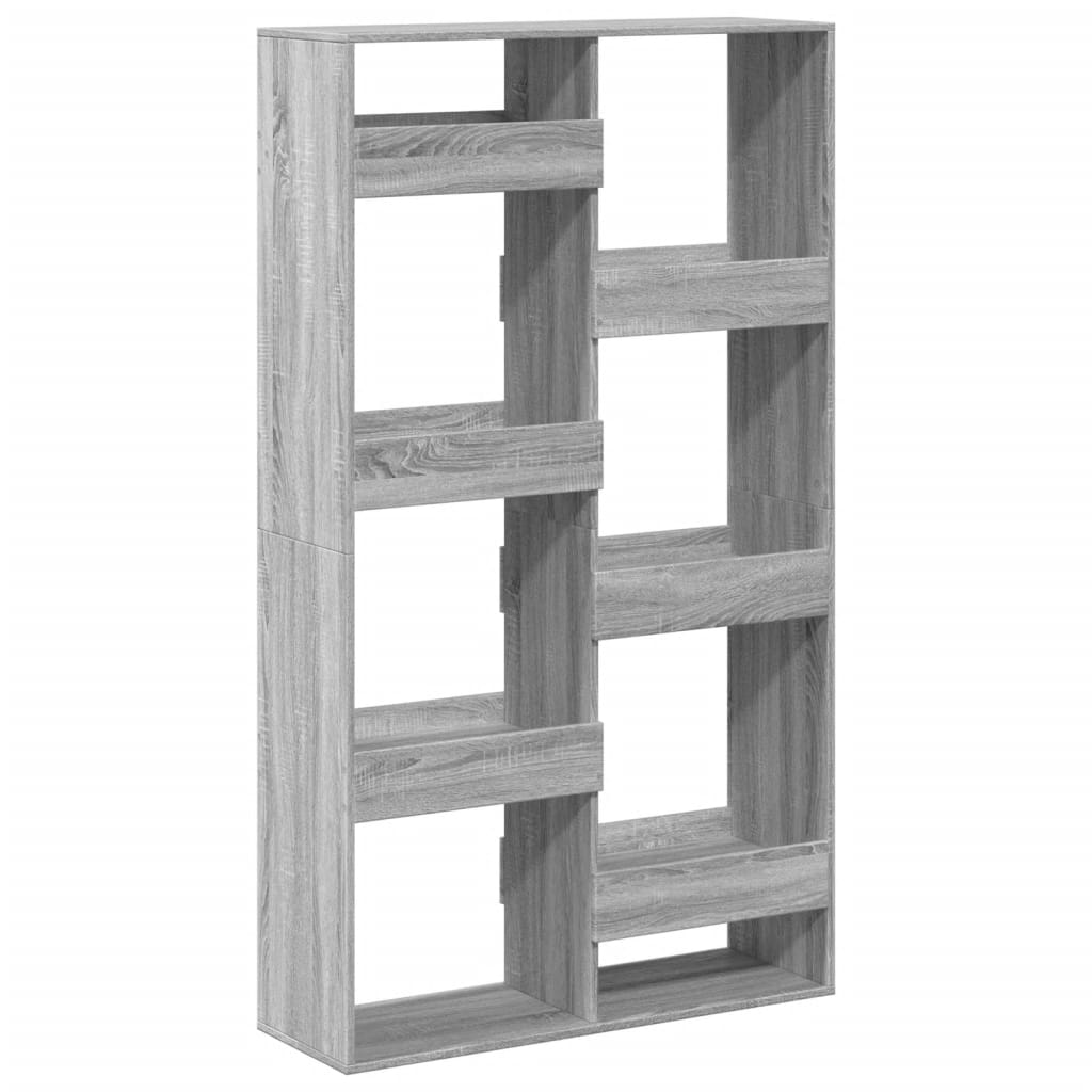 vidaXL Estantería madera de ingeniería gris Sonoma 100x33x175 cm