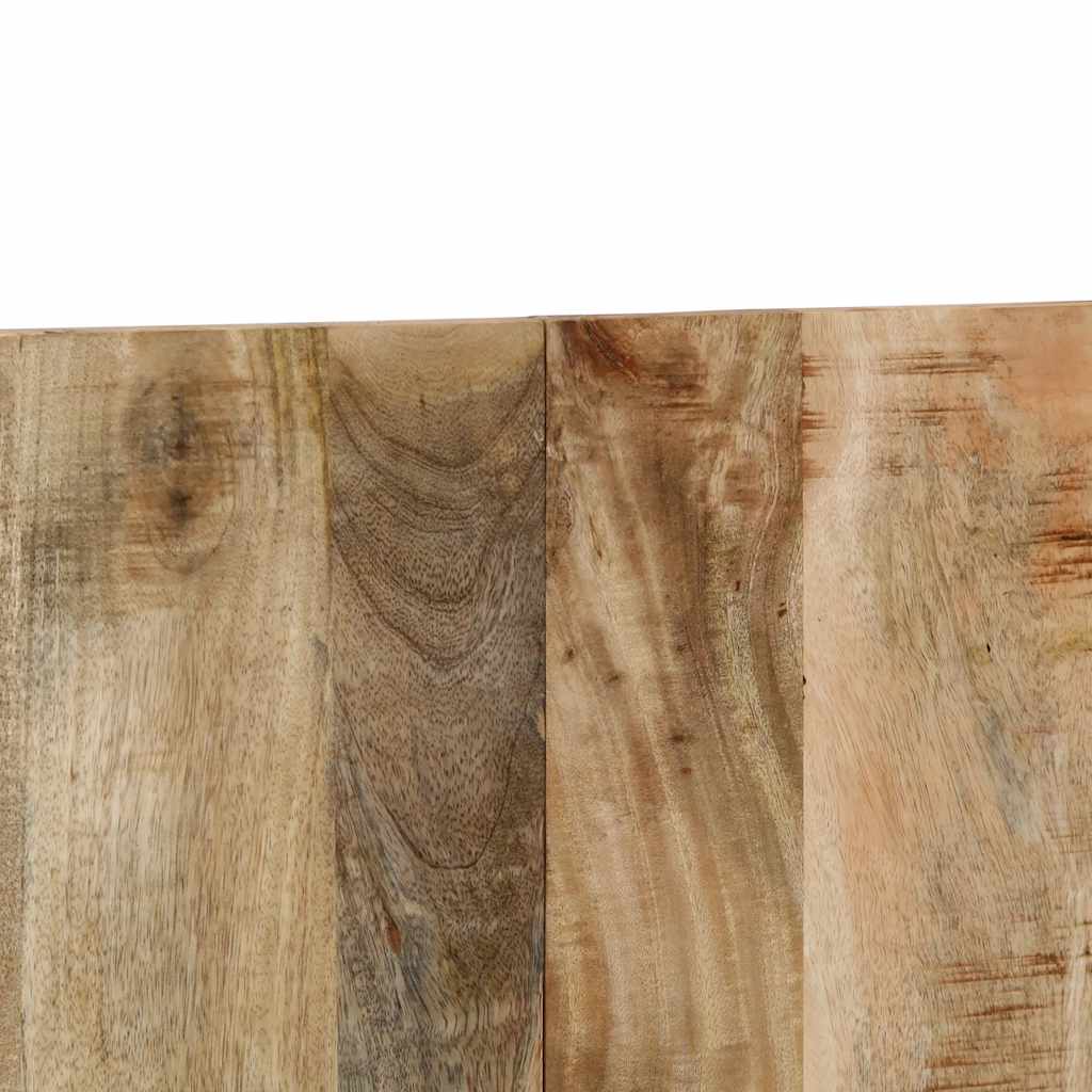 vidaXL Cabecero de cama 200 cm madera maciza de mango rugoso