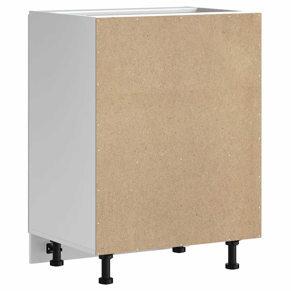 vidaXL Mueble bajo para fregadero Kalmar blanco brillo 60x46x81,5 cm