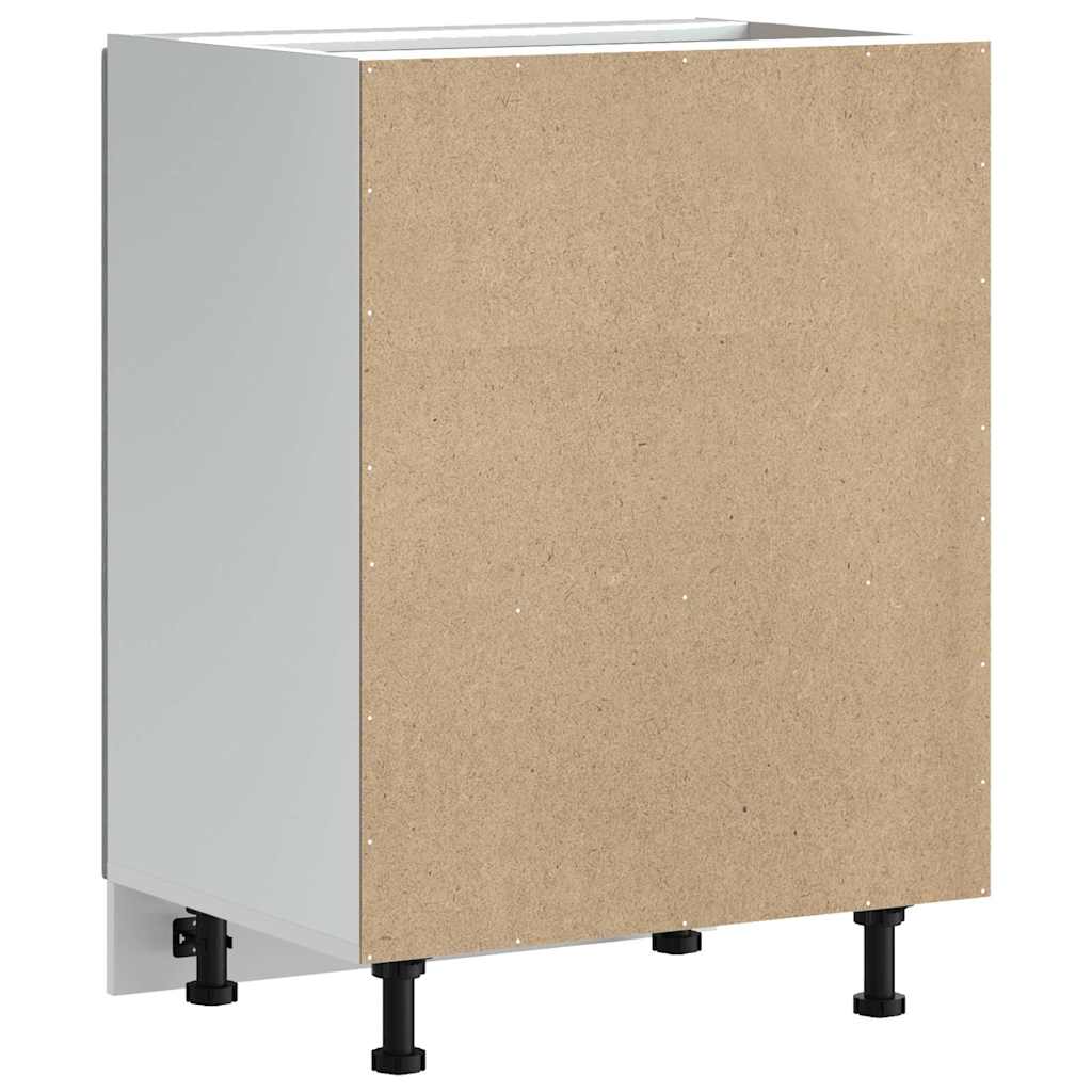 vidaXL Mueble bajo para fregadero Kalmar gris hormigón 60x46x81,5 cm