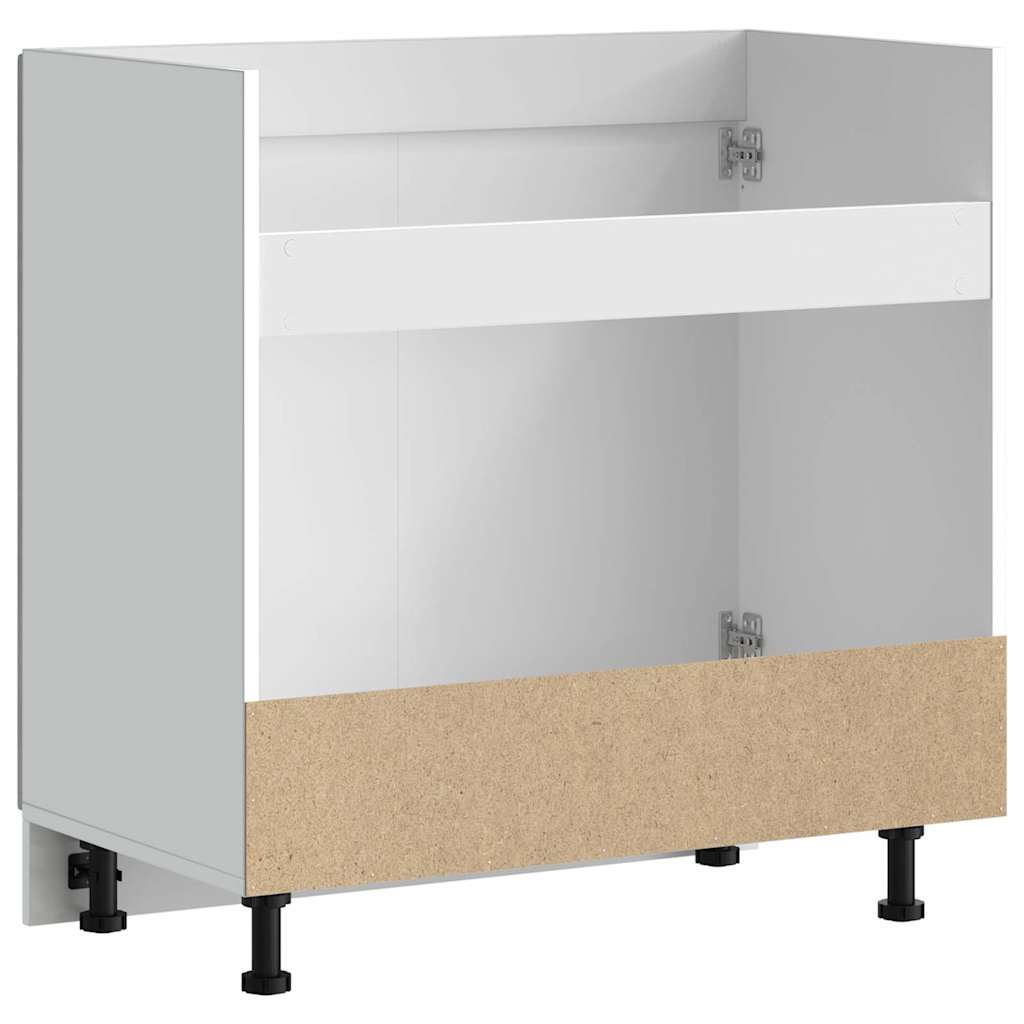 vidaXL Mueble bajo para fregadero Kalmar gris hormigón 80x46x81,5 cm