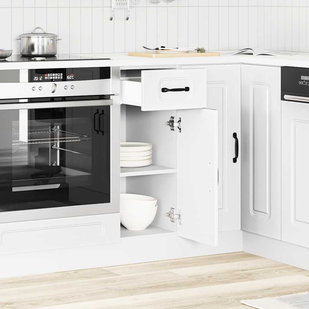 vidaXL Mueble bajo de cocina Kalmar madera de ingeniería blanca