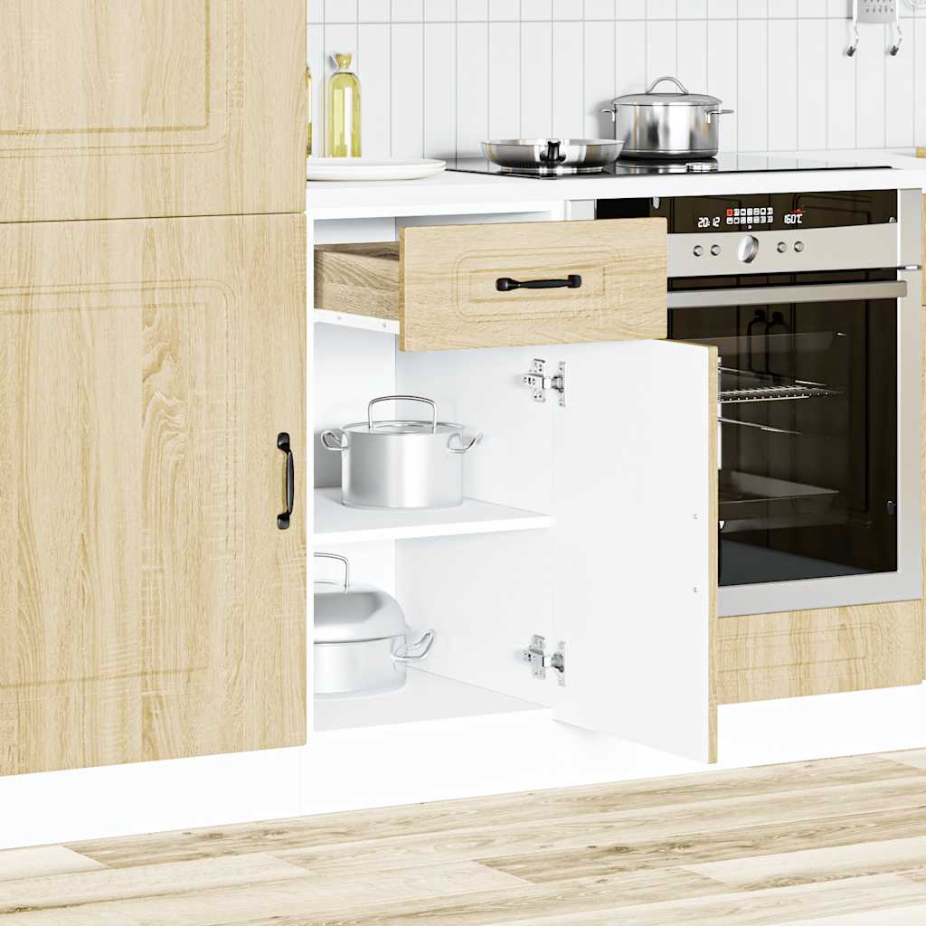 vidaXL Mueble bajo de cocina Kalmar madera ingeniería de roble sonoma