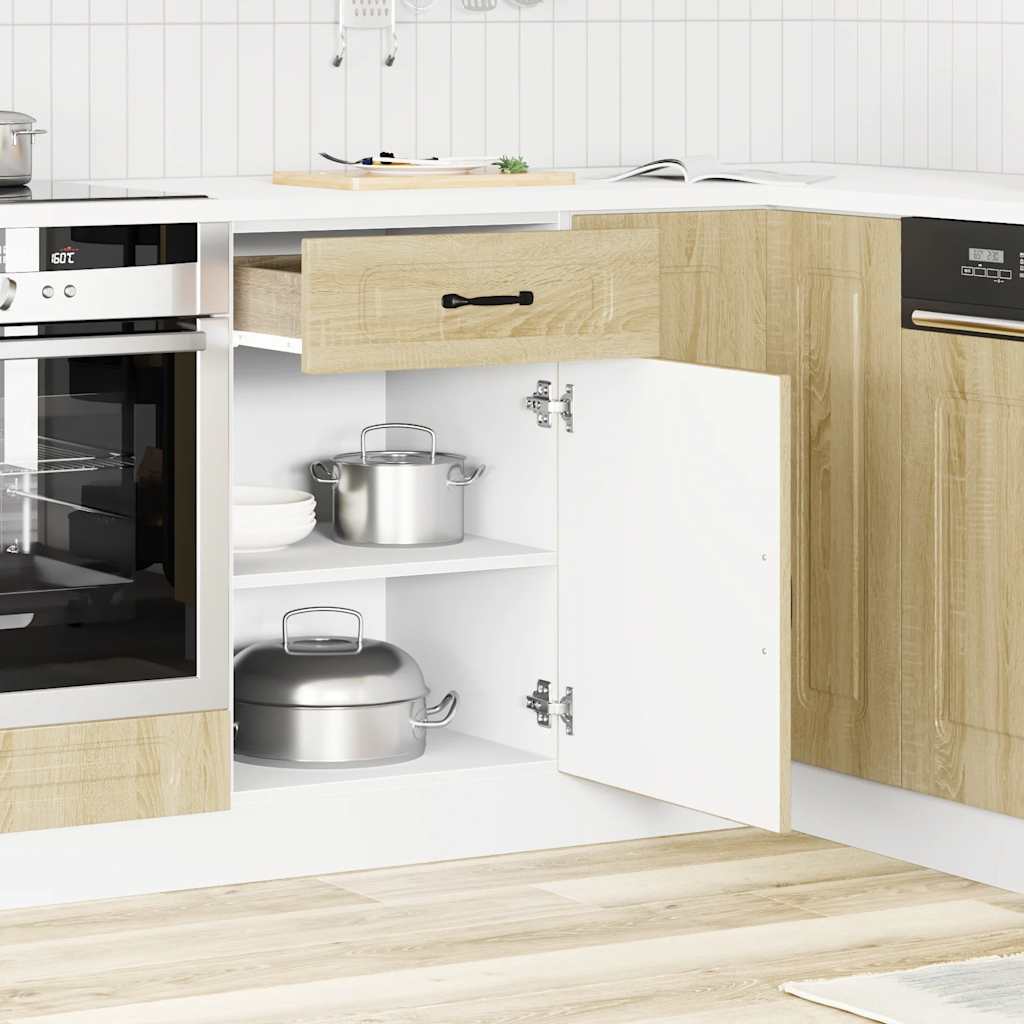 vidaXL Mueble bajo de cocina Kalmar madera ingeniería roble Sonoma