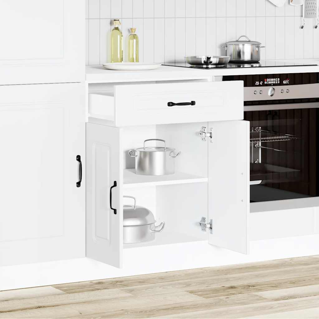 vidaXL Mueble bajo de cocina Kalmar madera de ingeniería blanca