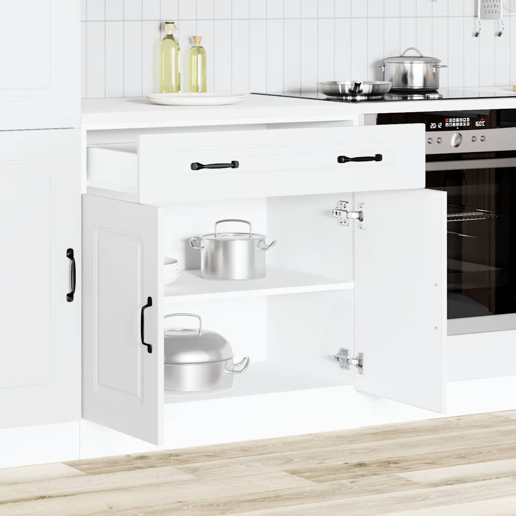 vidaXL Mueble bajo de cocina Kalmar madera de ingeniería blanca