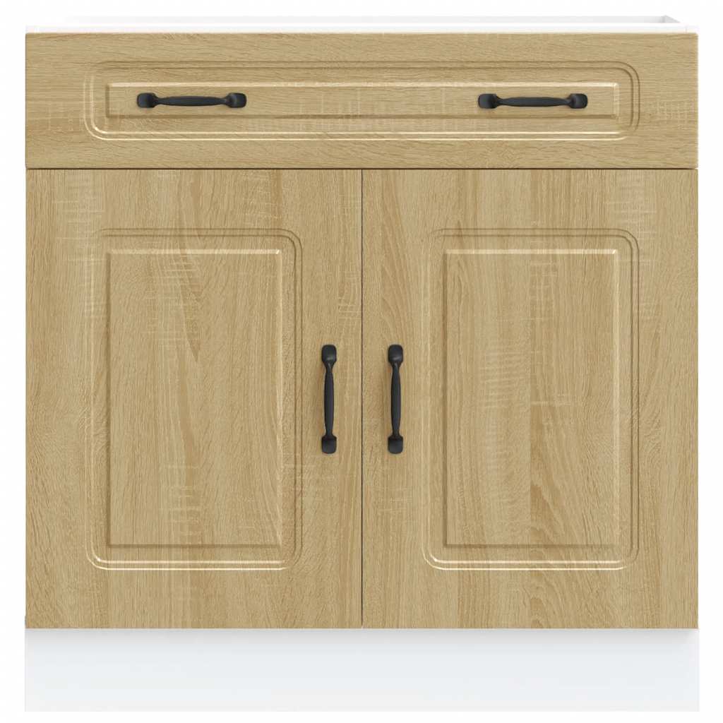 vidaXL Mueble bajo de cocina Kalmar madera ingeniería de roble sonoma