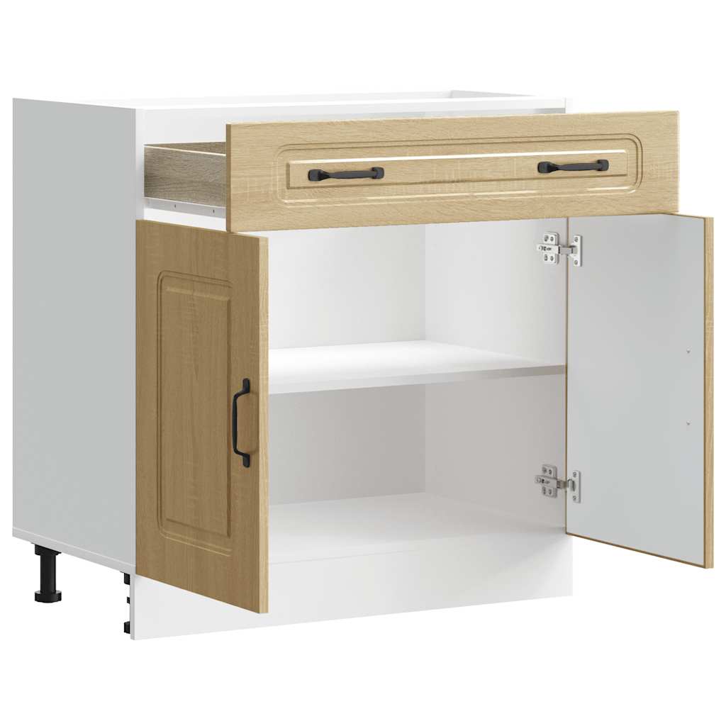 vidaXL Mueble bajo de cocina Kalmar madera ingeniería de roble sonoma