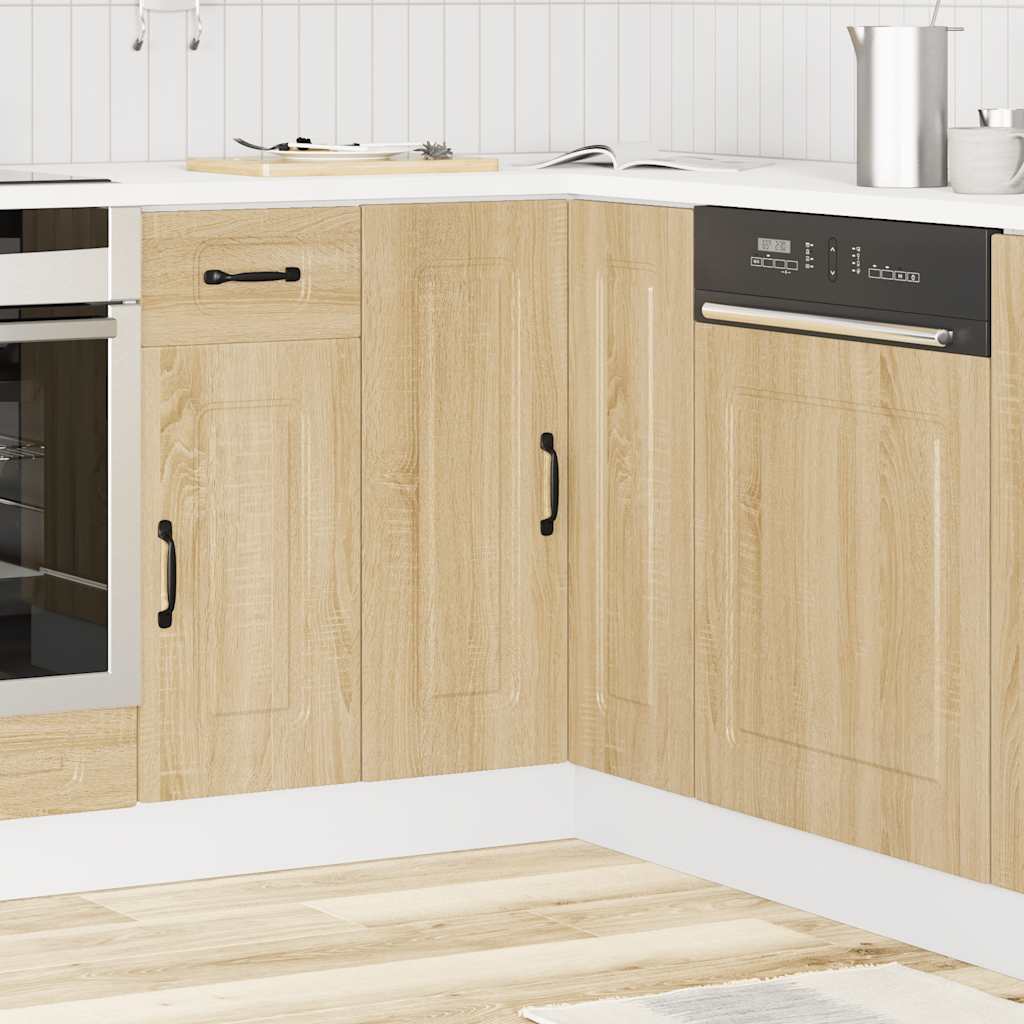 vidaXL Mueble de cocina esquina Kalmar madera ingeniería roble sonoma