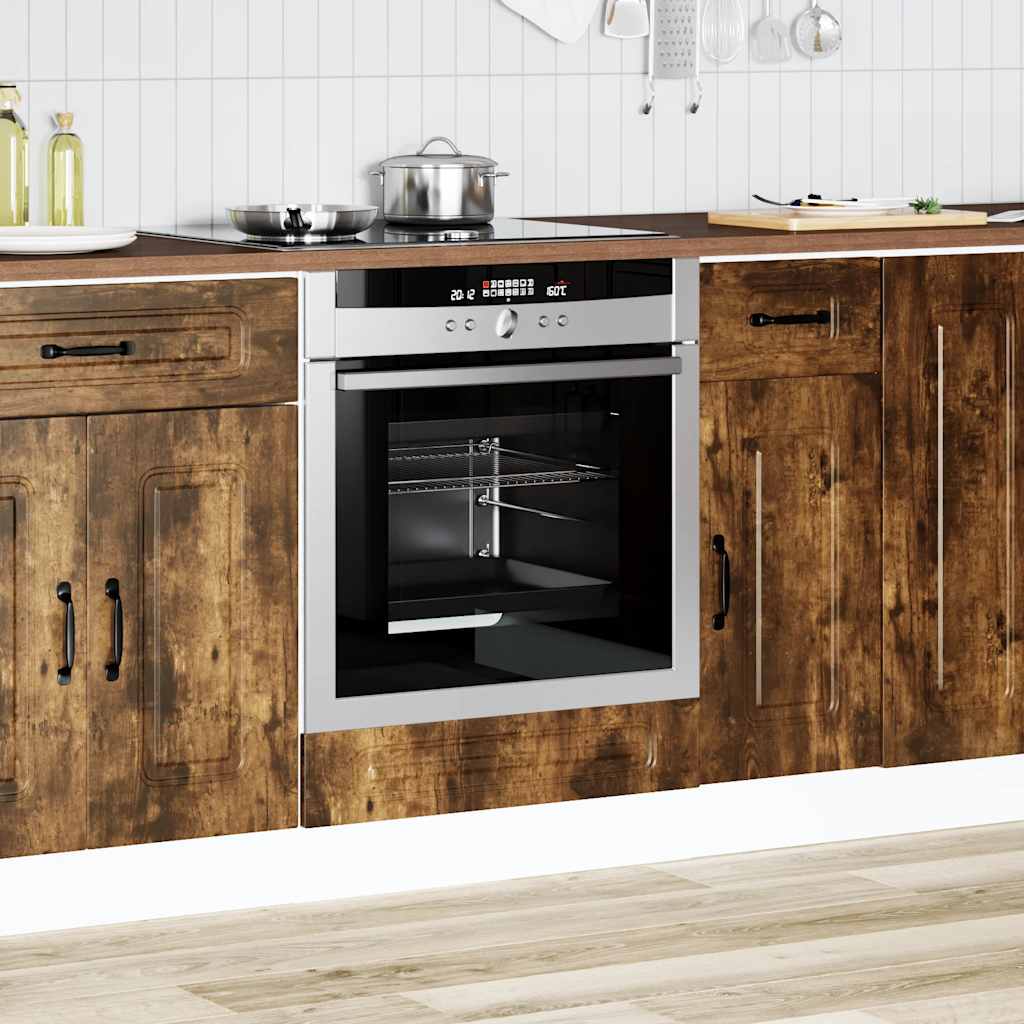 vidaXL Mueble de horno Kalmar roble sonoma madera reconstituida