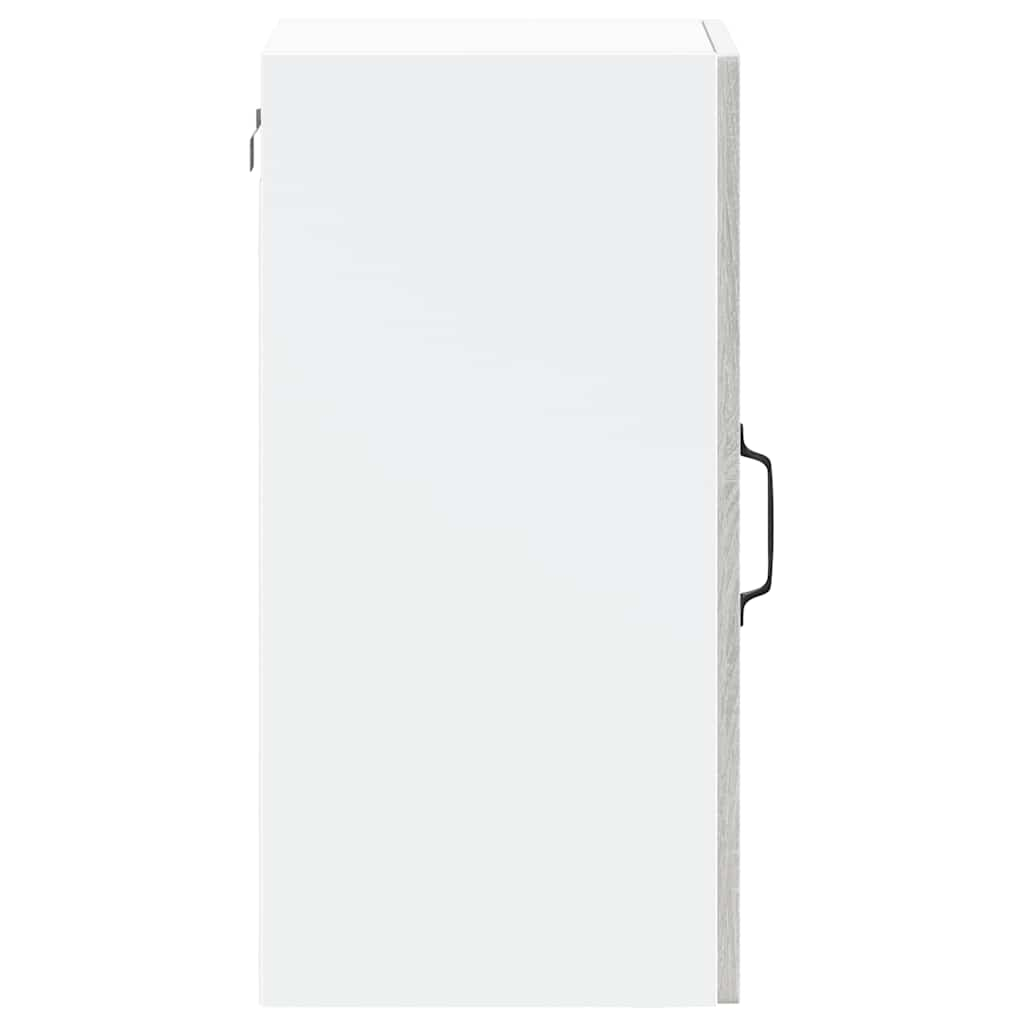 vidaXL Armario pared cocina puerta de cristal Kalmar sonoma gris