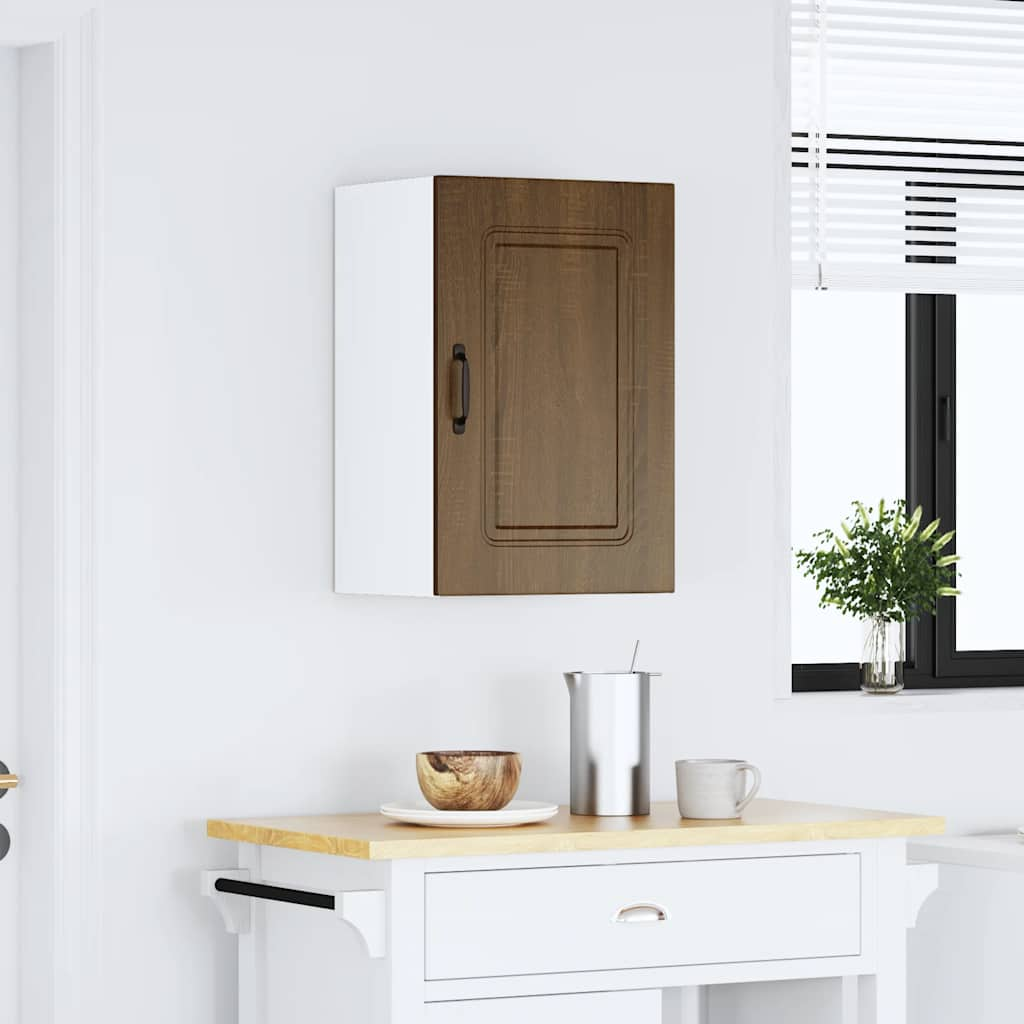 vidaXL Armario de pared cocina Kalmar madera ingeniería roble marrón