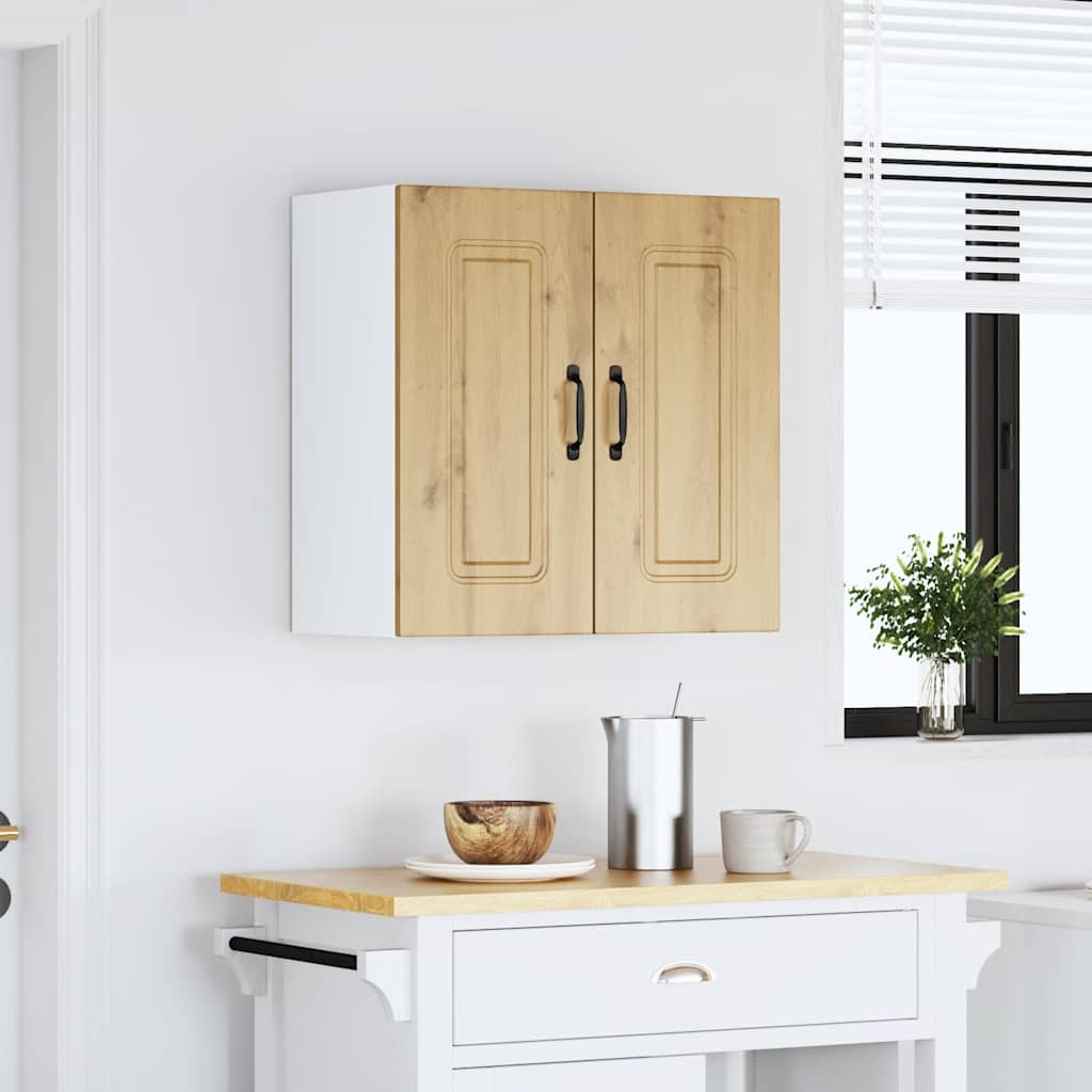 vidaXL Armario pared cocina Kalmar madera ingeniería roble artesanal