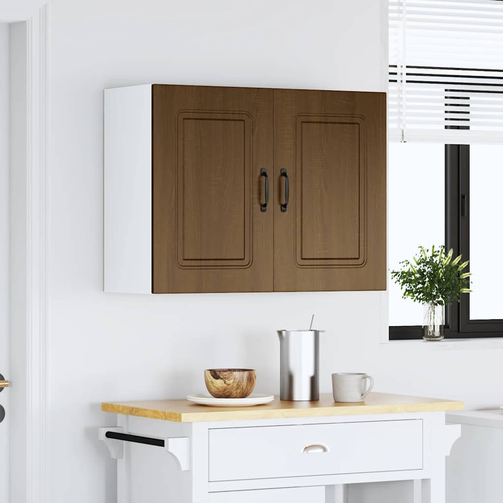 vidaXL Armario de pared cocina Kalmar madera ingeniería roble marrón