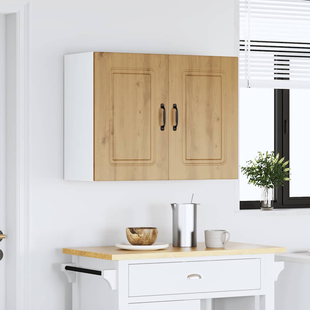 vidaXL Armario pared cocina Kalmar madera ingeniería roble artesanal