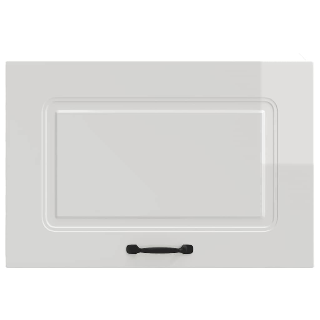 vidaXL Armario de pared de cocina Kalmar blanca de alto brillo