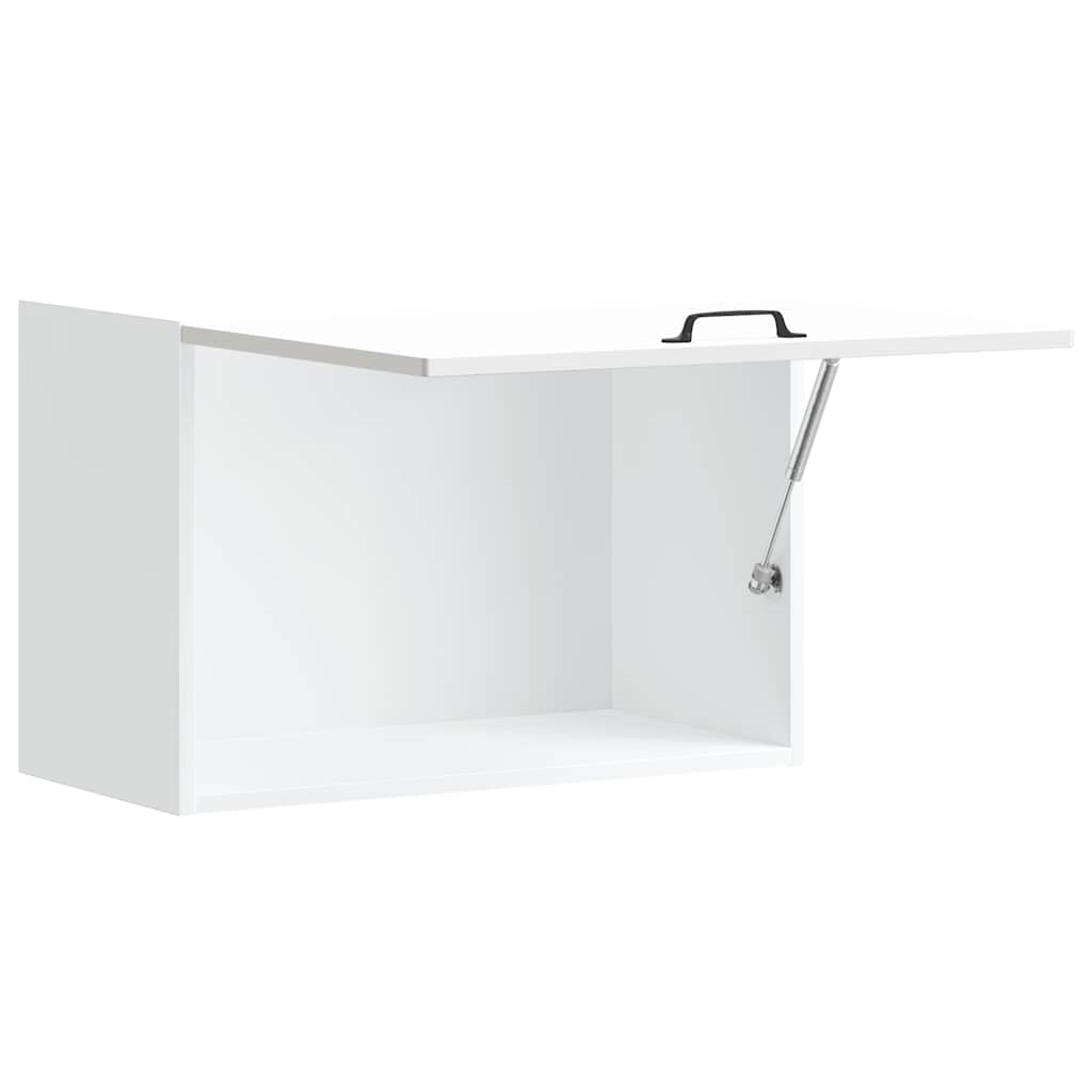 vidaXL Armario de pared de cocina Kalmar blanca de alto brillo