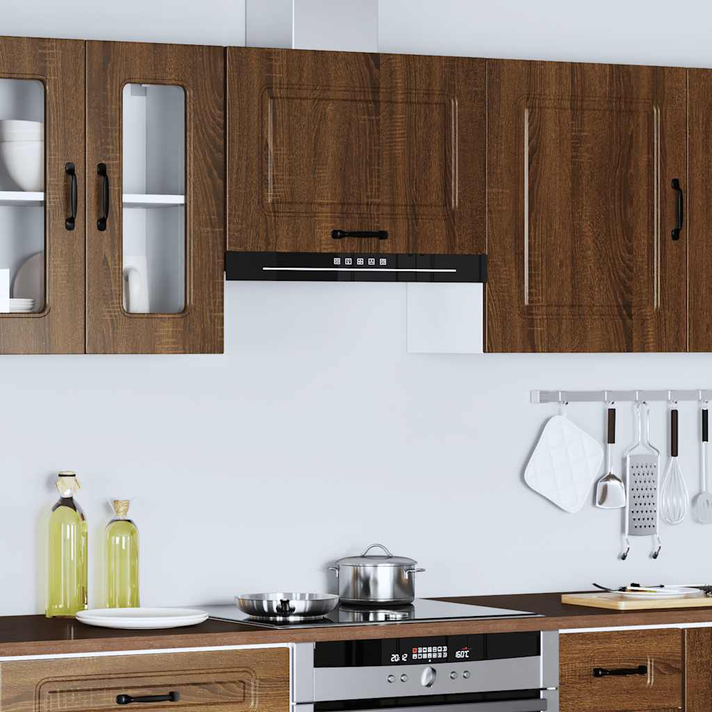 vidaXL Armario de pared cocina Kalmar madera ingeniería roble marrón