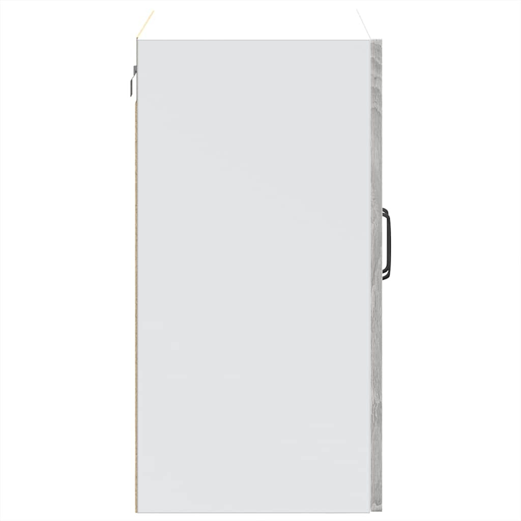 vidaXL Armario pared cocina puerta de cristal Kalmar sonoma gris