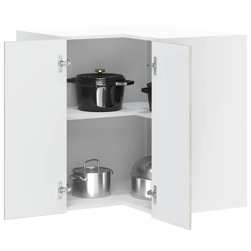 vidaXL Armario de cocina de esquina de pared Kalmar gris hormigón