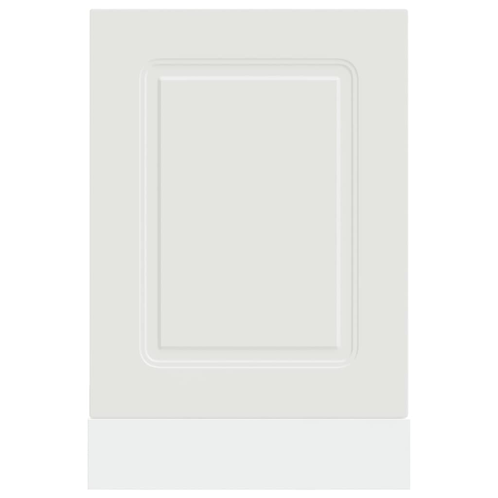 vidaXL Panel para lavavajillas Kalmar blanco 45x1,5x67 cm