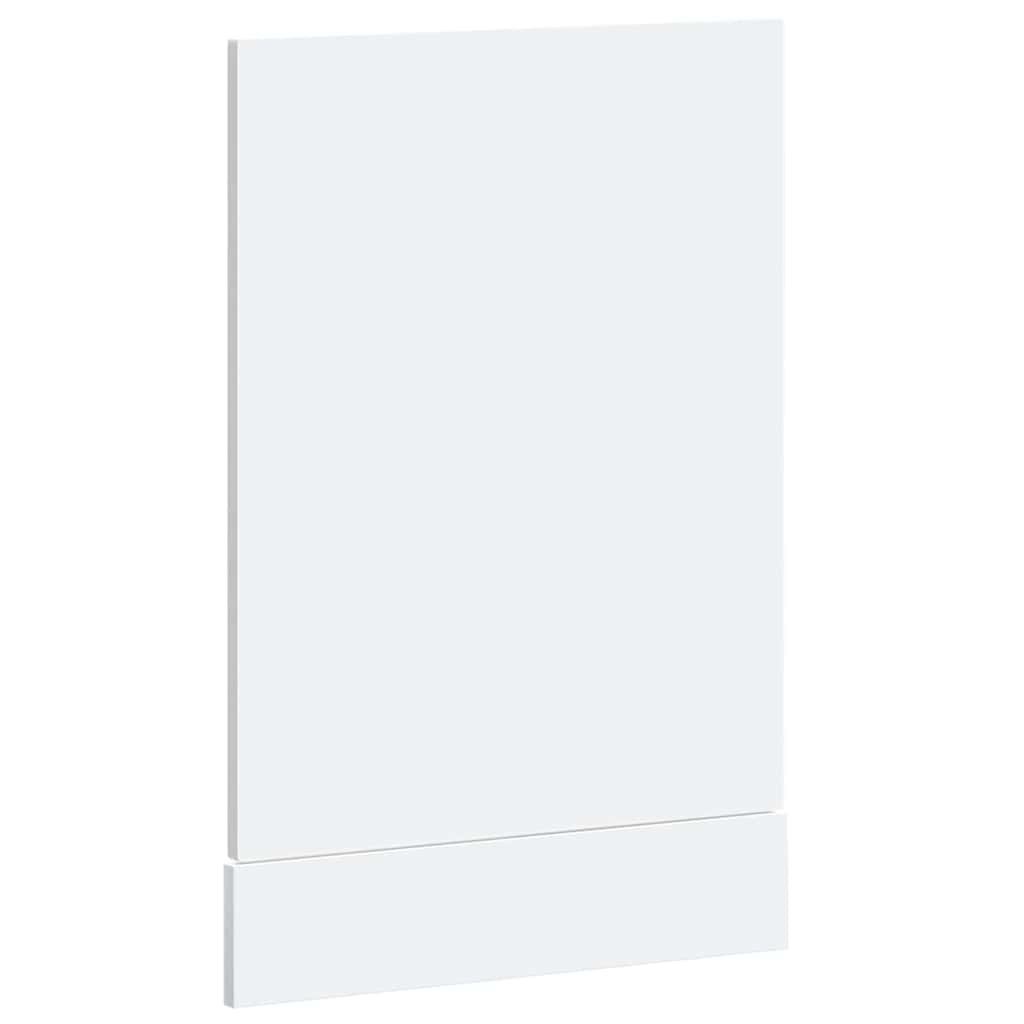 vidaXL Panel para lavavajillas Kalmar blanco 45x1,5x67 cm