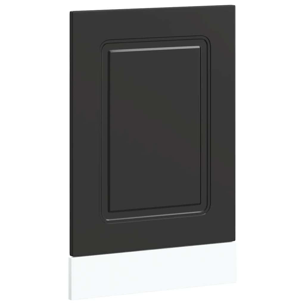 vidaXL Panel para lavavajillas Kalmar negra 45x1,5x67 cm