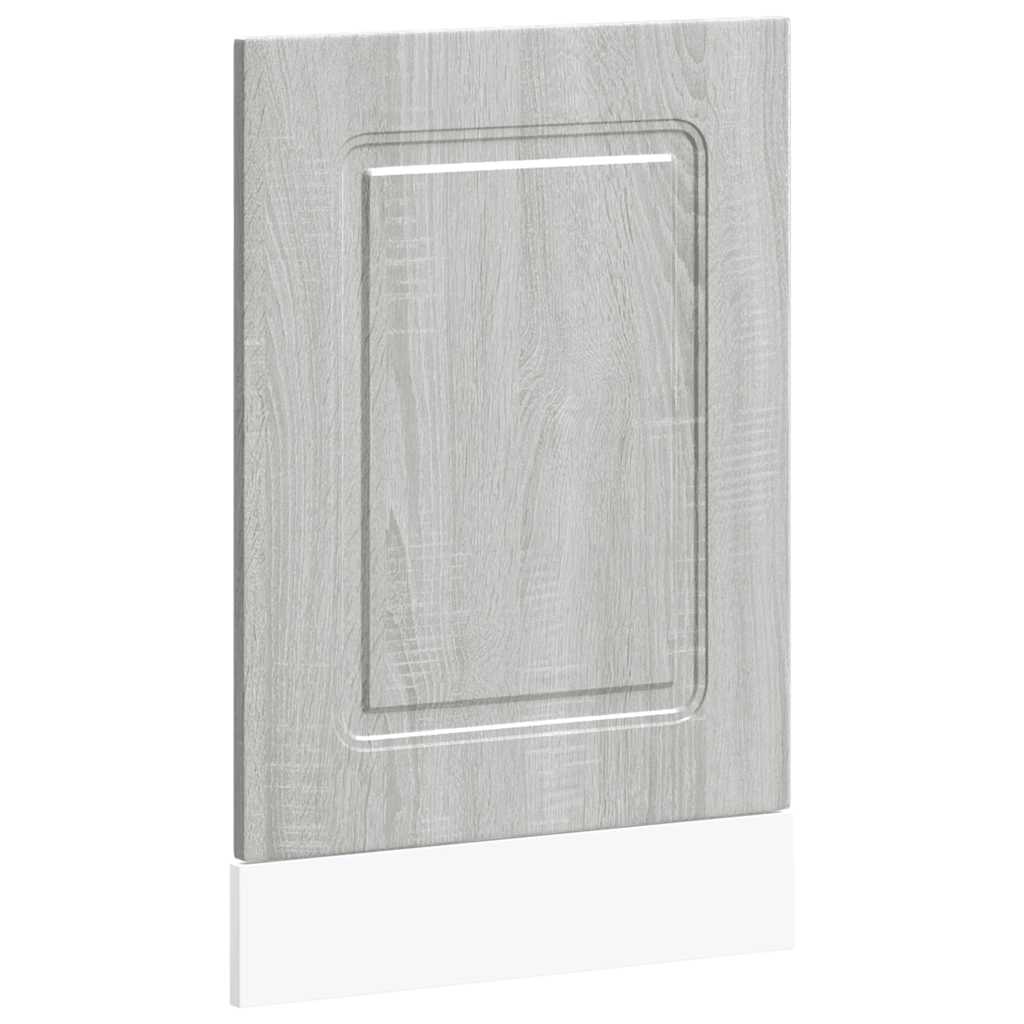 vidaXL Panel para lavavajillas Kalmar gris sonoma 45x1,5x67 cm