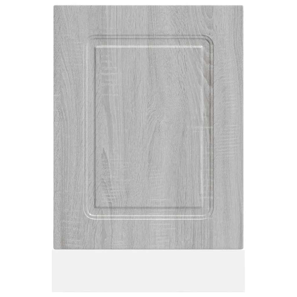 vidaXL Panel para lavavajillas Kalmar gris sonoma 45x1,5x67 cm