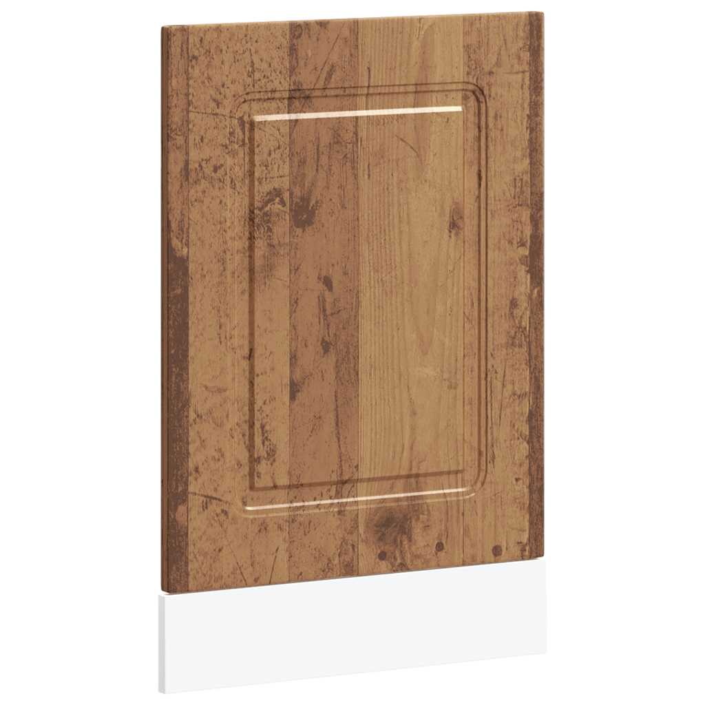 vidaXL Panel para lavavajillas Kalmar madera vieja 45x1,5x67 cm