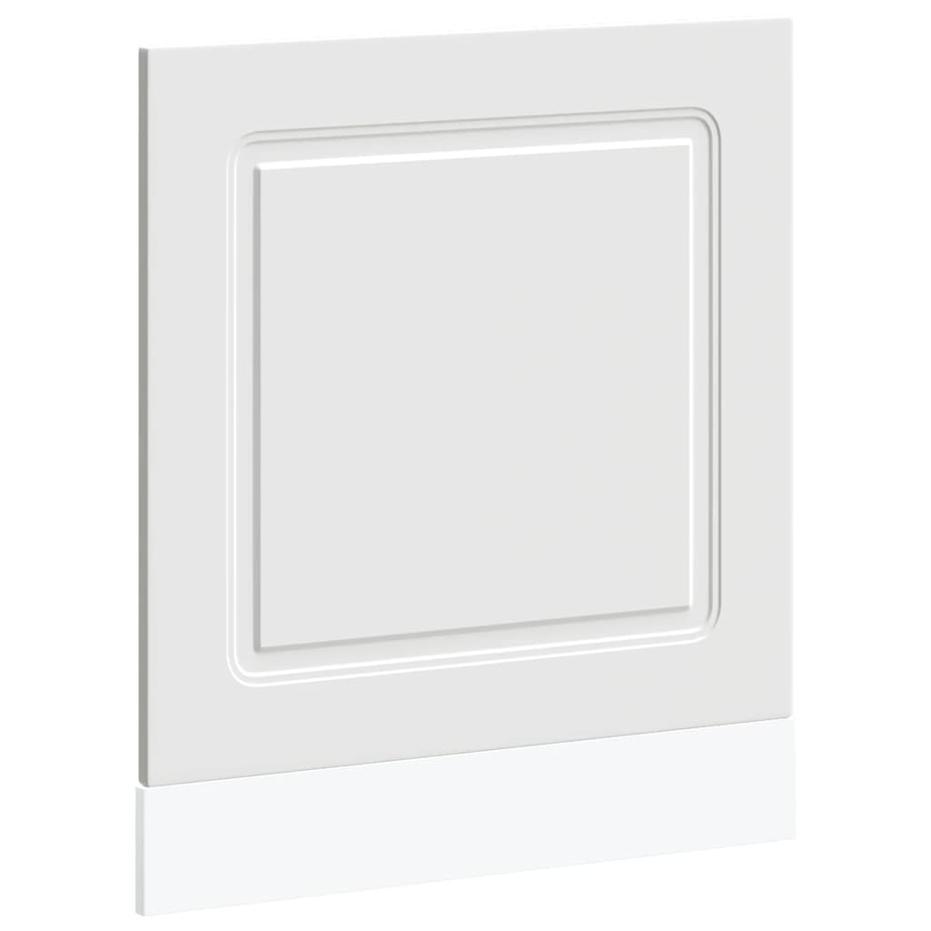 vidaXL Panel para lavavajillas Kalmar blanco 60x1,5x67 cm