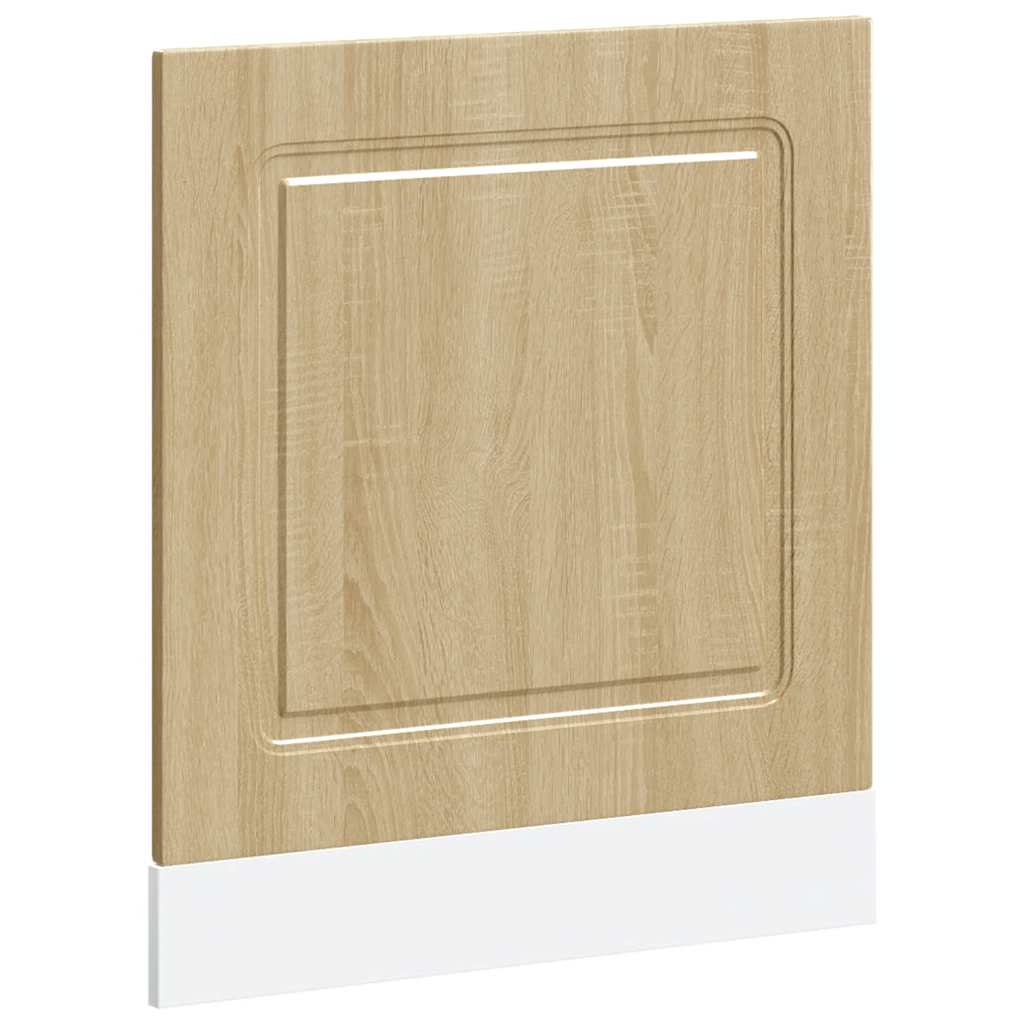 vidaXL Panel para lavavajillas Kalmar roble Sonoma 60x1,5x67 c