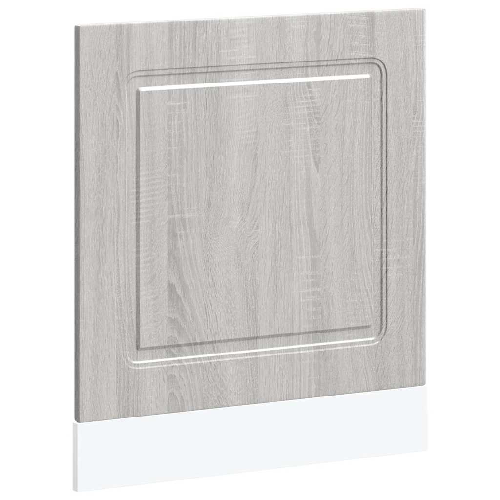 vidaXL Panel para lavavajillas Kalmar gris sonoma 60x1,5x67 cm