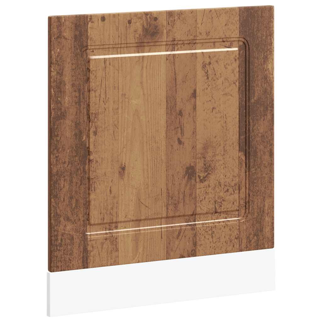 vidaXL Panel para lavavajillas Kalmar madera vieja 60x1,5x67 cm