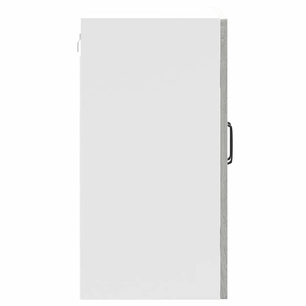 vidaXL Armario pared cocina puerta de cristal Kalmar sonoma gris