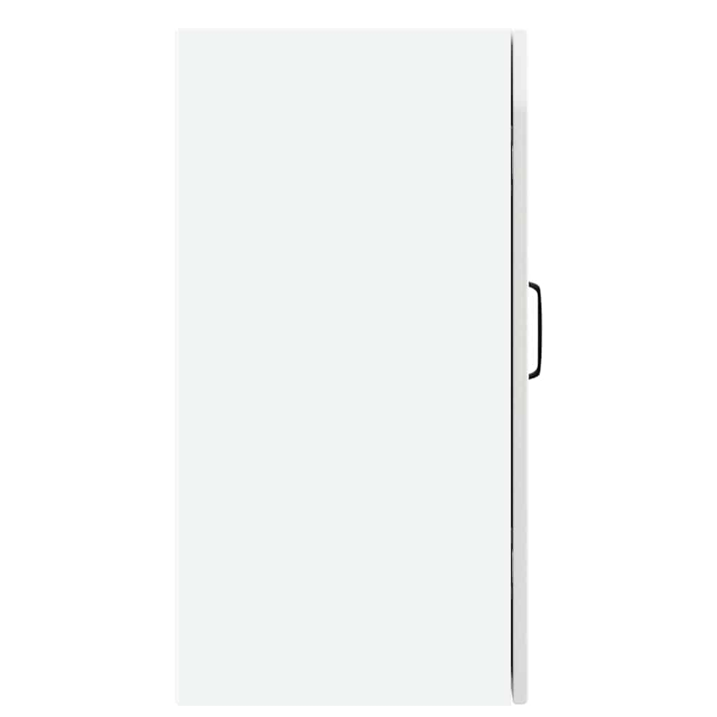 vidaXL Armario de pared de cocina Lucca blanca de alto brillo