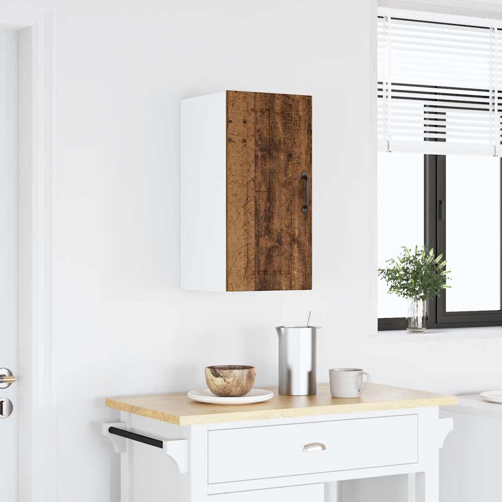 vidaXL Armario de pared de cocina Lucca madera vieja